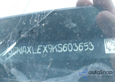 2019 Chevrolet Equinox Lt из США, поврежденный, VIN 3GNAXLEX9KS603653